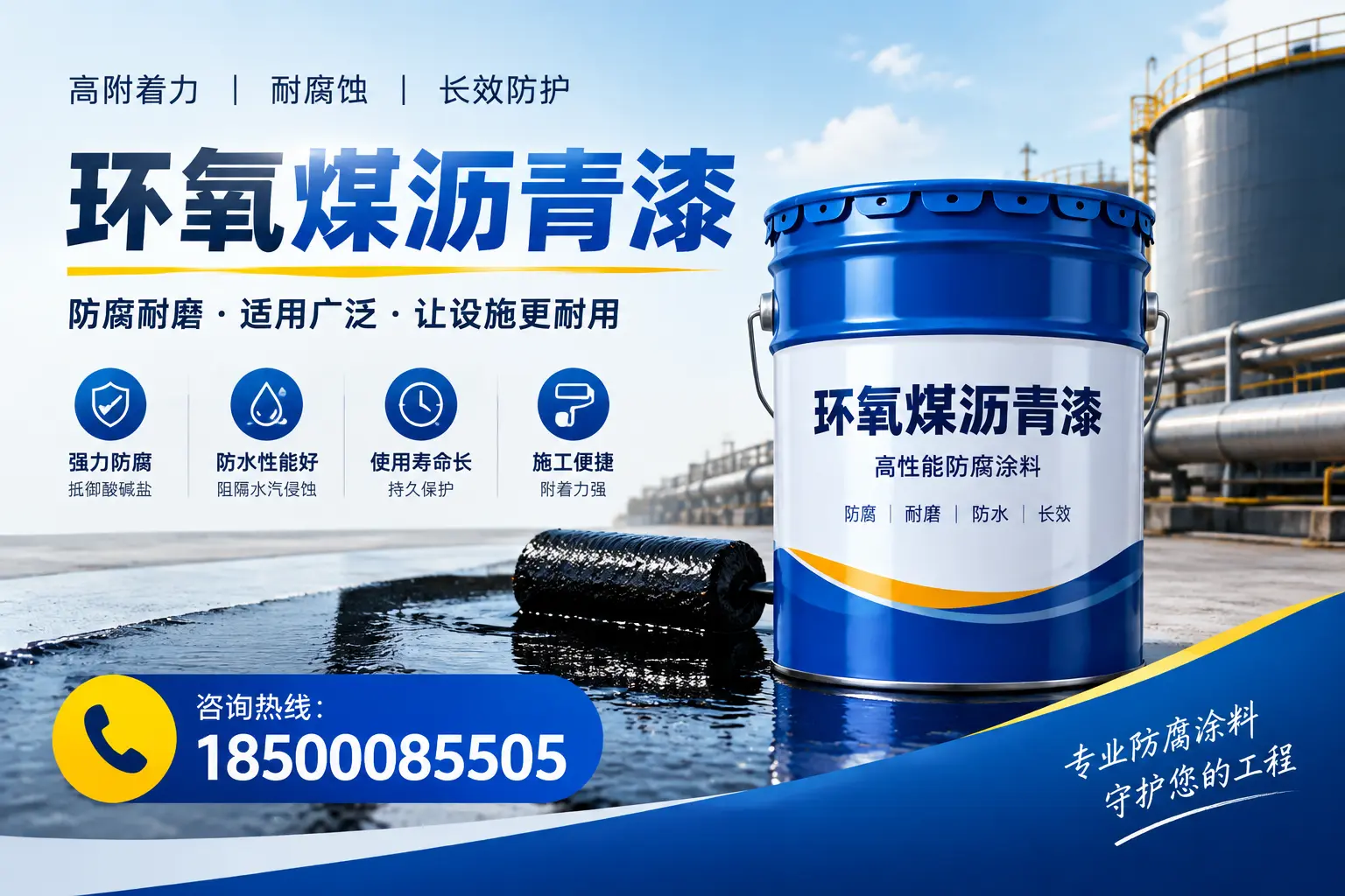 环氧煤沥青漆与其他涂料的对比分析,助力雅安企业决策